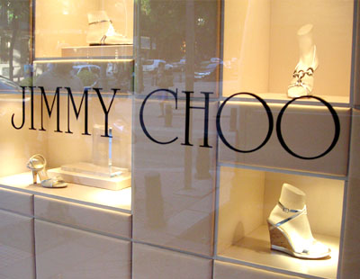Decoracion de escaparate para Jimmy Choo Decoracion de escaparate para Jimmy Choo